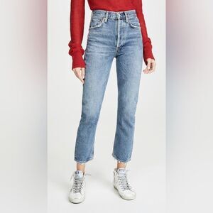 Agolde Blue Ankle & Cropped Jeans
